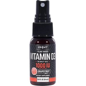 Onnit - Plant Based Vitamin D3 with Vitamin K2 - Grapefruit - 25 mcg (1,000 IU) - 24 ml