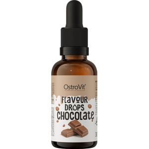 OstroVit - Smaakdruppels Chocolade - Flavour drops - 30 ml - 916 porties - Smaak (chocolate) - Geen toegevoegde suiker - No added sugar - Zonder calorieën - Voor kwark, Yoghurt, Koffie, Pannenkoeken, Water, Smoothies en meer!