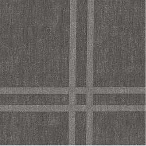 Unique Living Tafelzeil - 140x250 cm - Benedita - Donkerbruin - Gestreept - PVC - Afwasbaar - Rechthoek