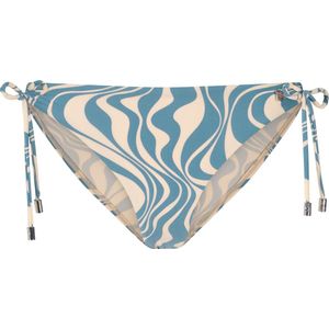 Beachlife Strik Bikinibroekje Beige/Blauw