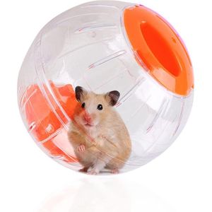 Kleine dieren loopbal hamsterbal - hamsterspeelgoed voor dwerghamsters - 47 inch mini oefenbal voor kleine dieren (oranje)