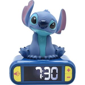 Lilo & Stitch 3D Wekker met nachtlampje en geluiden