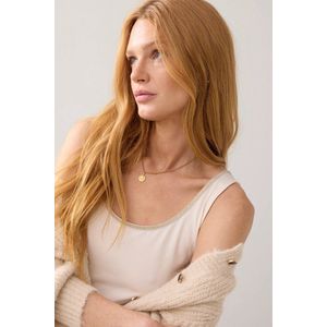 Summum - 3s5244-30366 - Top - Ivory - Basic Singlet - Reversible U-hals en V-hals