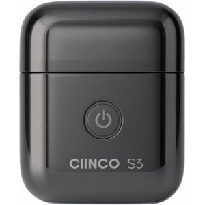 CIINCO® Series S3 – Scheerapparaat met Uniek Minimalistisch Design – 3D SonicBlade™ Technology – Drievoudig Stainless Steel Scheerbladen - IPX7 Waterproof – USB-C Oplaadbaar MaxCore™ 30-Dagen Batterij – Luxe Hardbox Verpakking