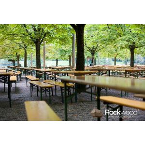Rockwood® Biertafel Berlin Volle Pallet 32 stuks 2.20m x 0.50m
