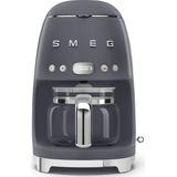 Smeg DCF02GREU 50's stijl - 10 kopjes - LED-display - leigrijs - Filterkoffiezetapparaat - Grijs