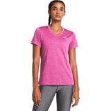 Under Armour Tech SSV- Twist Dames Sportshirt - Roze - Maat S