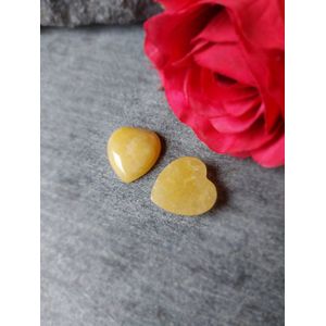Zaksteen Hart Aventurijn Geel