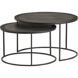 Verona salontafel set van 2, Black