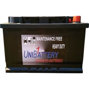 UniBattery Premium 74ah accu