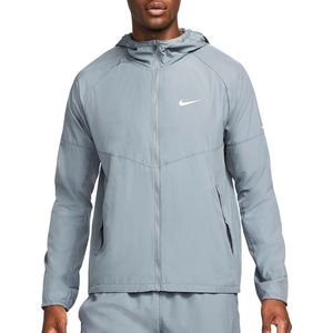 Nike - Miler Jack - Hardloopjack - Zwart - 100% Gerecycled Polyester