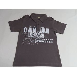 polo -Jongens - Taupe - Canada - Fisherman - 3 jaar 98