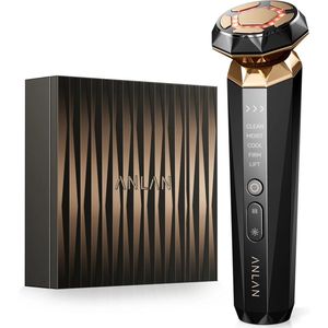 Anlan - Gezichtsroller - Massage Roller - Huidverzorging - Gezichtsroller - Cadeau - Anti-Acne - Vlekken verwijderen - Anti-rimpel - Bleken - Liften - Zwart