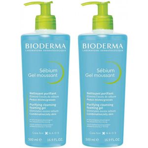 Bioderma Sébium Purifying Foaming Cleansing Gel 500 ml