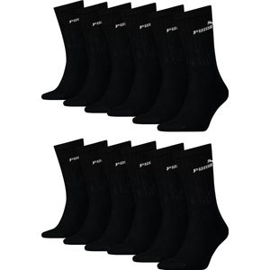 12 PACK Puma Unisex Crew Tennissokken Sportsokken Sokken voor heren en dames