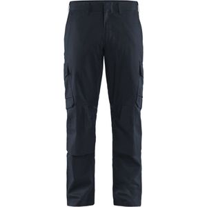 Blaklader Industrie werkbroek stretch met kniezakken 1448-1832 - Donker marineblauw/Zwart - C46