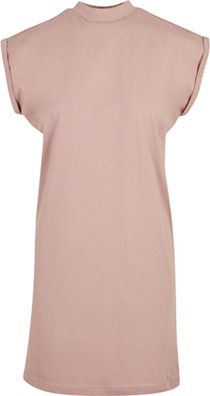 Build Your Brand - Turtle Shoulder Dress - Oversized Damesshirt - Dusk Rose