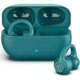 JLab - Flex - Draadloze Open Ear Oordopjes - Blauwgroen - Clip-on Ontwerp