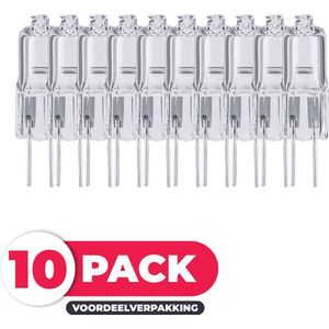 Osram 12V Halogeenlamp G4 - 10W - Warm Wit Licht - Dimbaar - 10 stuks