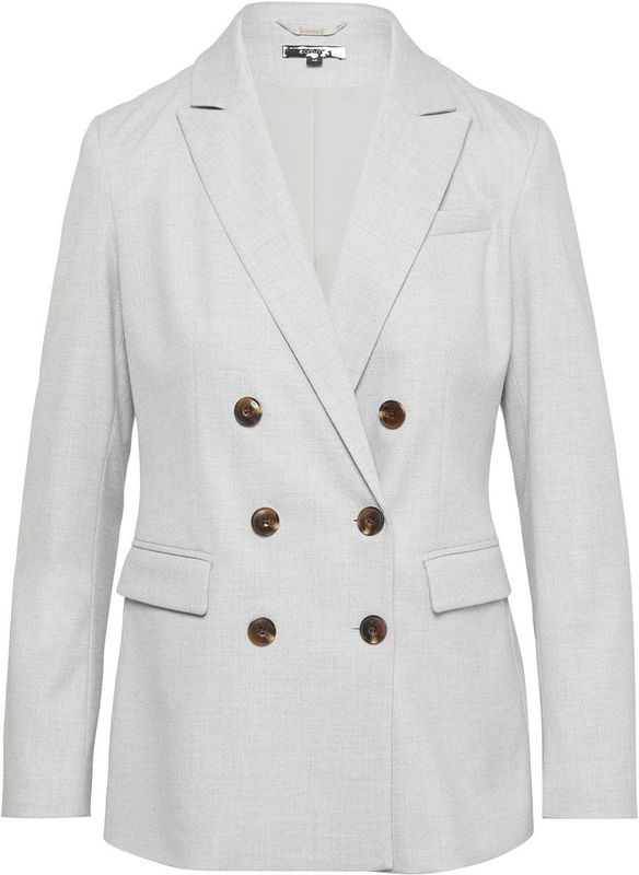 comma - Indoor-Blazer - Dubbel Geruite Flanellen Blazer