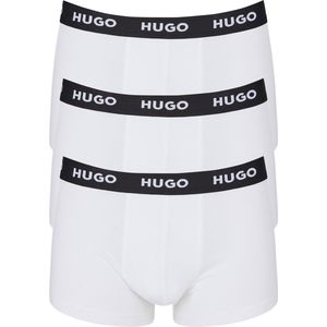 HUGO trunks (3-pack) - heren boxers kort - wit - Maat: XL