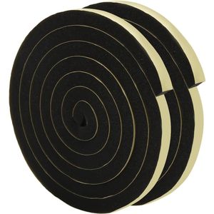 Foam Sealing Tape - 12 mm x 12 mm - Window Seal - Self-Adhesive - 4 m/2 Rolls - Sealing Tape voor Deuren en Vensters - Chemische Tape voor Geluidsisolatie en Aanrijdingen - Seal