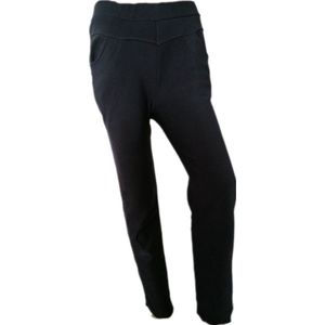 Dames - Broek - Warme Thermo Comfortbroek - 7/8 - Jegging - Gevoerd - Kleur Grijs - Maat 2-3XL 44-46