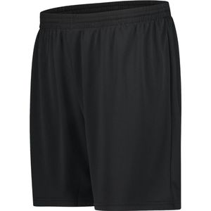 Masita | Sportbroek Heren & Dames - Short Bogota - Sportbroek met binnenbroek - Voetbalbroek 100% polyester Duurzaam - Vochtregulerend - NAVY BLUE - 140