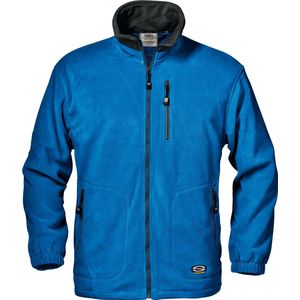 SIR SAFETY MICROFLEECE Microfleece Rits Werktrui HEREN Veiligheidstrui Blauw Groen - Ademend - Winddicht - Nylon Voering
