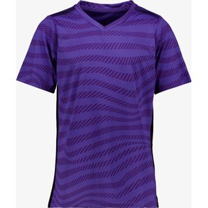Dutchy Dry meisjes voetbal T-shirt paars met print - Maat 116