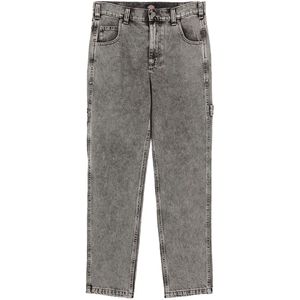 Dickies - Garyville - Denim Jeans - Lichtgrijs - Taps Toelopende Pijpen