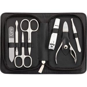 7-delig RVS Nagel Set - Glazen Nagelvijl - Nagelschaar - Nagelknipper - Nageltang - Manicure Pedicure€€€