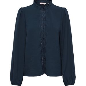 Only Blouse Onlmette Life Ls Loose Lace Top Wvn 15364350 Navy Blazer Dames Maat - M