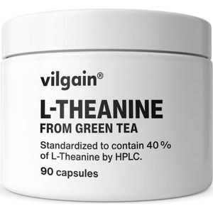 Vilgain L-theanine uit groene thee - 100 mg per capsule - 90 vegan capsules