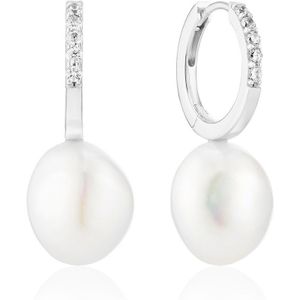 Sif Jakobs - Padua Uno - Oorbellen - Wit - 925 Sterling Zilver
