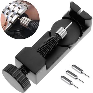 Horlogeband Inkorter - Horloge Gereedschap - Horloge Pin Verwijderaar - Schakel pin verwijderaar - Horlogemakers gereedschap - Geschikt voor Horloge- & Smartwatch Bandjes - Inclusief 3 Pinnen - Horloge gereedschap