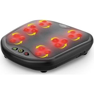 Voet Massager met Warmte Functie, 18 Flexibele Knedende Massagekoppen, Massagers voor Alle Voetmaten, Voetverwarming, Elektrische Voet Massager voor Ontspanning, Geschenken