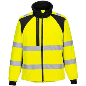 Portwest WX2 Eco Hi-Vis Softshell (2L) CD875 - Geel/Zwart - L