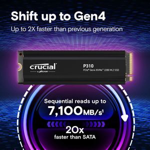 Crucial - P310 - SSD - 4TB - M.2 2280 - NVMe