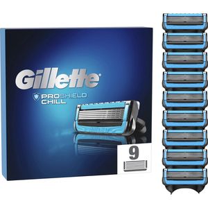 Gillette ProShield Chill Scheermesjes Voor Mannen - 9 Navulmesjes