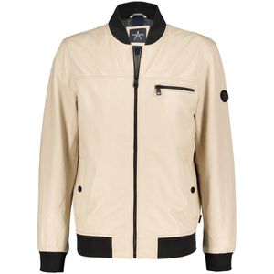 Inferno leren Bomber Jacket
