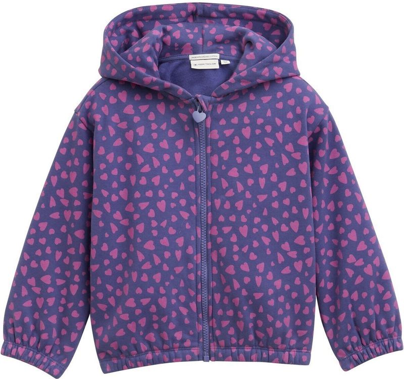 TOM TAILOR - Sweatvest - Indigo - Lichtroze