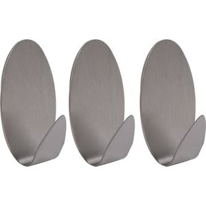 Zelfklevende RVS Haken 35x50mm 3x