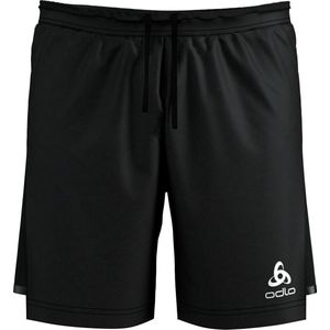 Odlo 2-In-1 Shorts Zeroweight Ceramicool Pro  Sportbroek Heren - Black/black