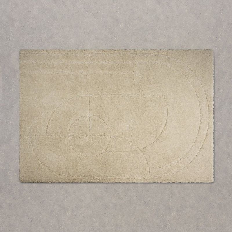 Vloerkleed - Grijs - Stof