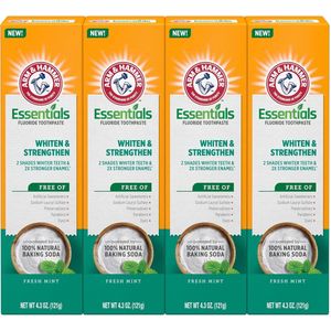 Arm & Hammer Essentials Tandpasta – Whiten & Strengthen – Met Fluoride & Baking Soda – 484 g