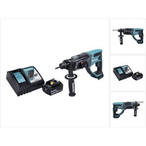 Makita DHR 202 RG1 Accu combihamer 18 V 2.0 J SDS Plus + 1x accu 6.0 Ah + lader