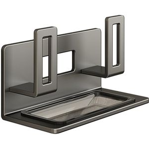 JGS ® Innovatieve Wandgemonteerde Deksel- en Snijplankhouder zonder Boren met Afneembaar Wassertablet