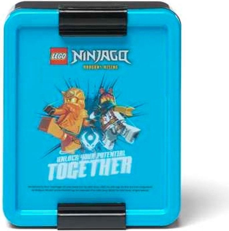 LEGO - Ninjago - Lunchbox - Blauw - BPA Vrij - Vaatwasserbestendig
