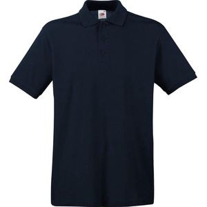 Fruit of the Loom Premium Polo Shirt Blauw L